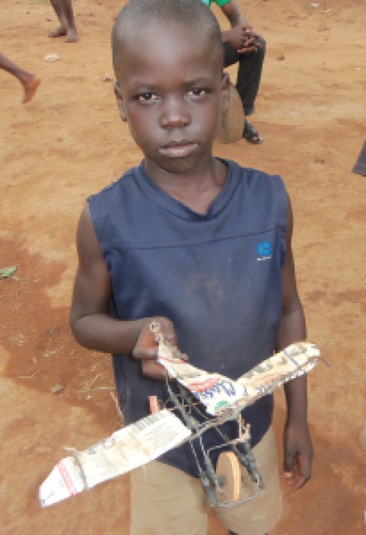 From Uganda: Mosquitoes and Toys From Trash
